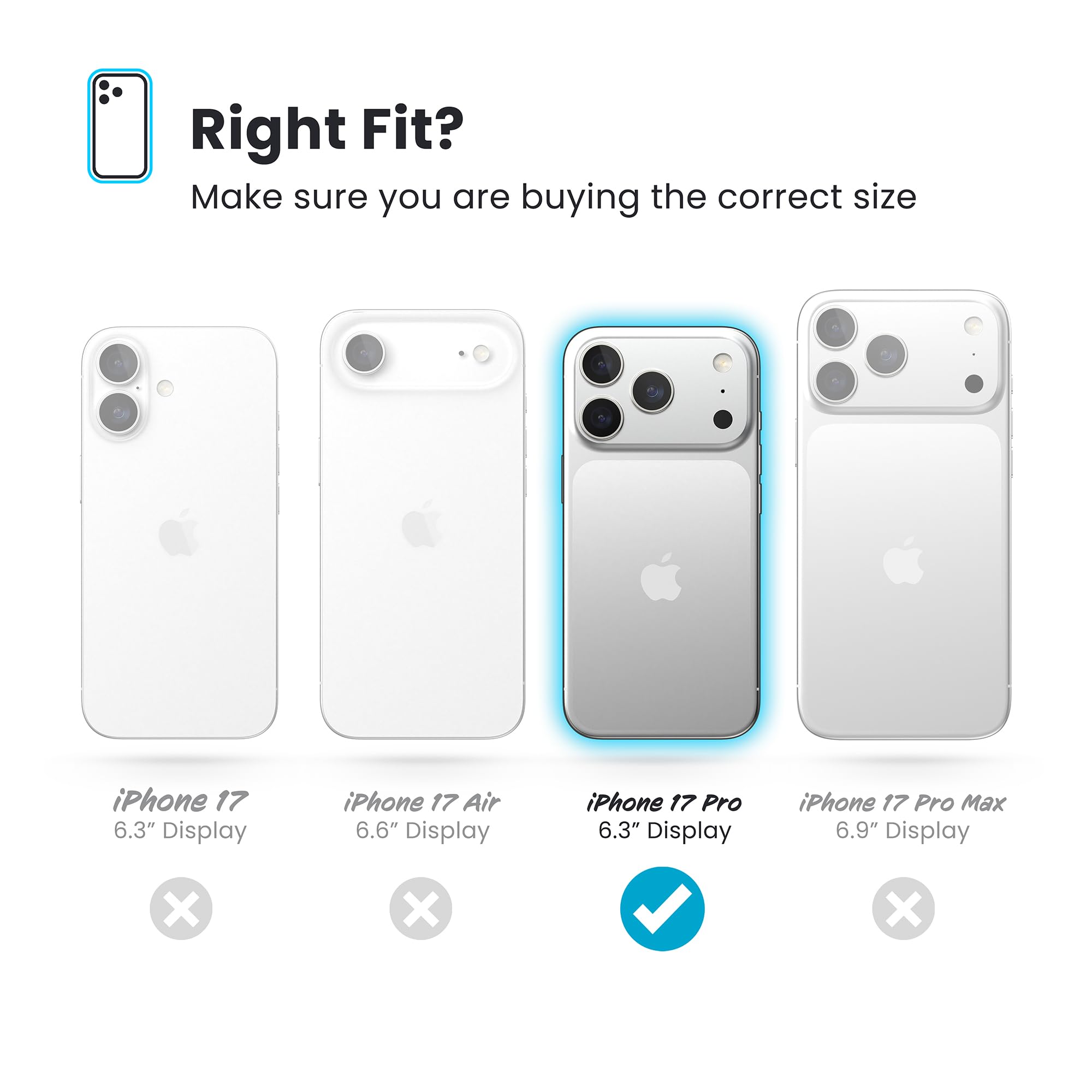 Speck CANDYSHELL Grip +MS - Funda para iPhone 17 Pro - Neo Drab/Verde Brillante | Agarre Protector Delgado | Protección contra caídas | Compatible con MagSafe