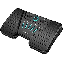 Wireless Page Turner Pedal for Musical Instruments，Portable Bluetooth Foot Pedal, Silent Rechargeable Music Page Turner with Anti-Slip Rubber for iPad, Tablets, Phone