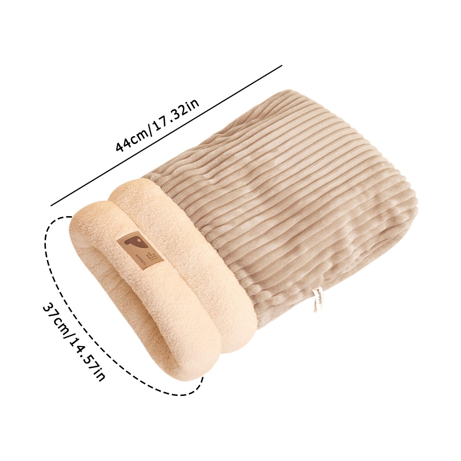Generico Cat Bed Cave | Semi-Enclosed Pet Bed | Dog Bed Sleeping Bag, Camping Pet Bed, Warming Pad Sack, Comfortable Cat Bed, Small Dog Sleeping Bag, Indoor Dog Bed, Pet Bed for Winter