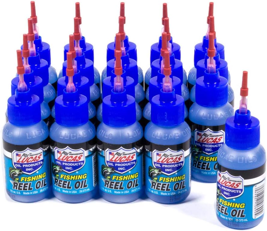 Lucas Oil 10690-20 Fishing Reel Oil Case (20 x 1oz.), 1 Pack