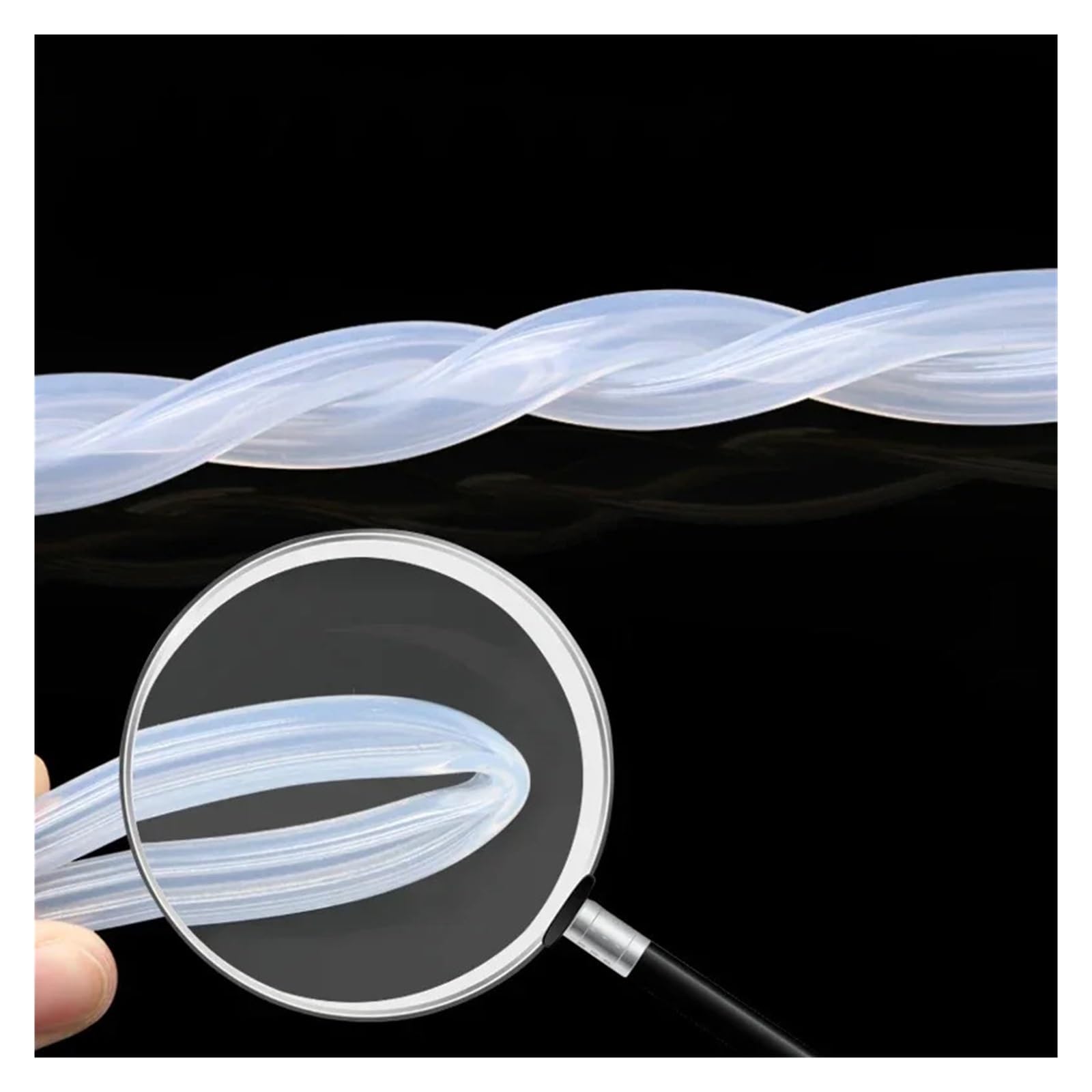 Tubo in gomma siliconica - Tubo flessibile trasparente (opzioni con diametro da 0,5 mm a 30 mm)(2 meters,30x34mm)
