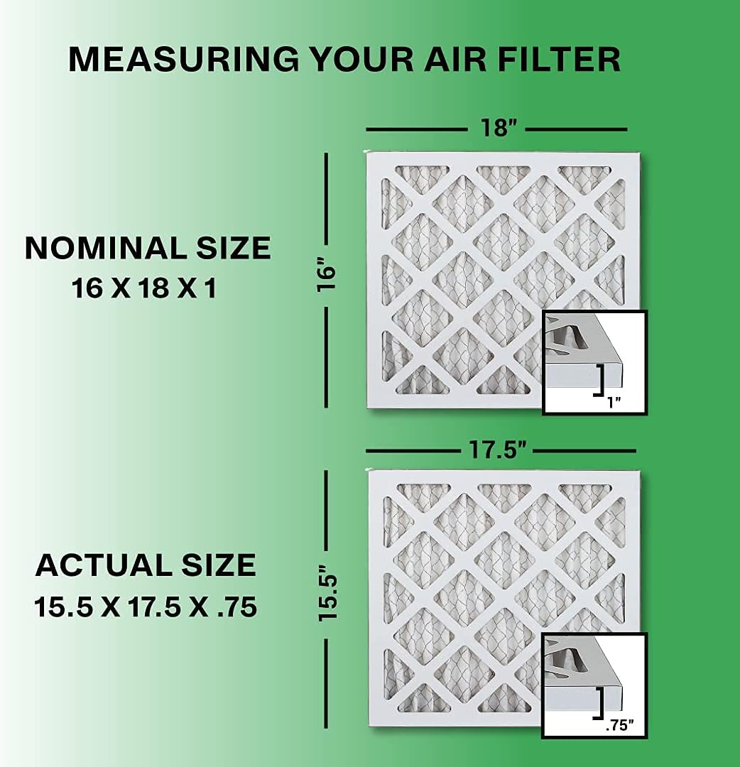 Fеаturеd Prоduсt Filterbuy 16x18x1 Air Filter MERV 13, Pleated HVAC AC Furnace Filters (4-Pack, Platinum) Gеt Dіѕсоunt 70% Prісе Filterbuy 16x18x1 Air Filter MERV 13, Pleated HVAC AC Furnace Filters (4-Pack, Platinum)