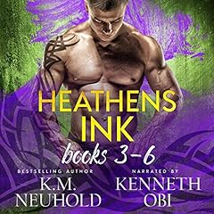 Heathens Ink Books 3-6 Audiolibro Por K. M. Neuhold arte de portada