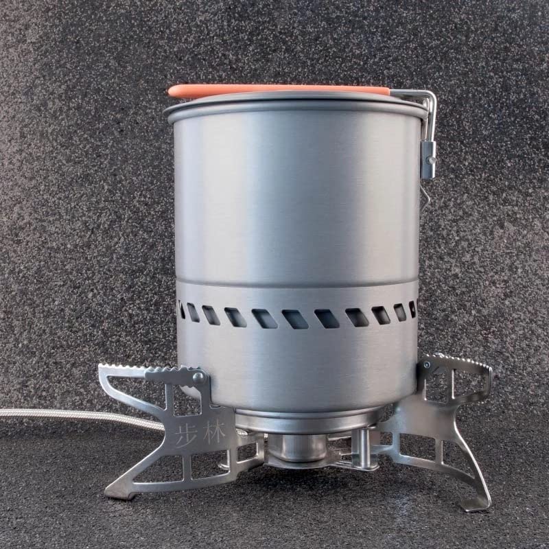 Réchaud gaz split B15 et casseroles pliantes S2400 pour éviter le matériel lourd