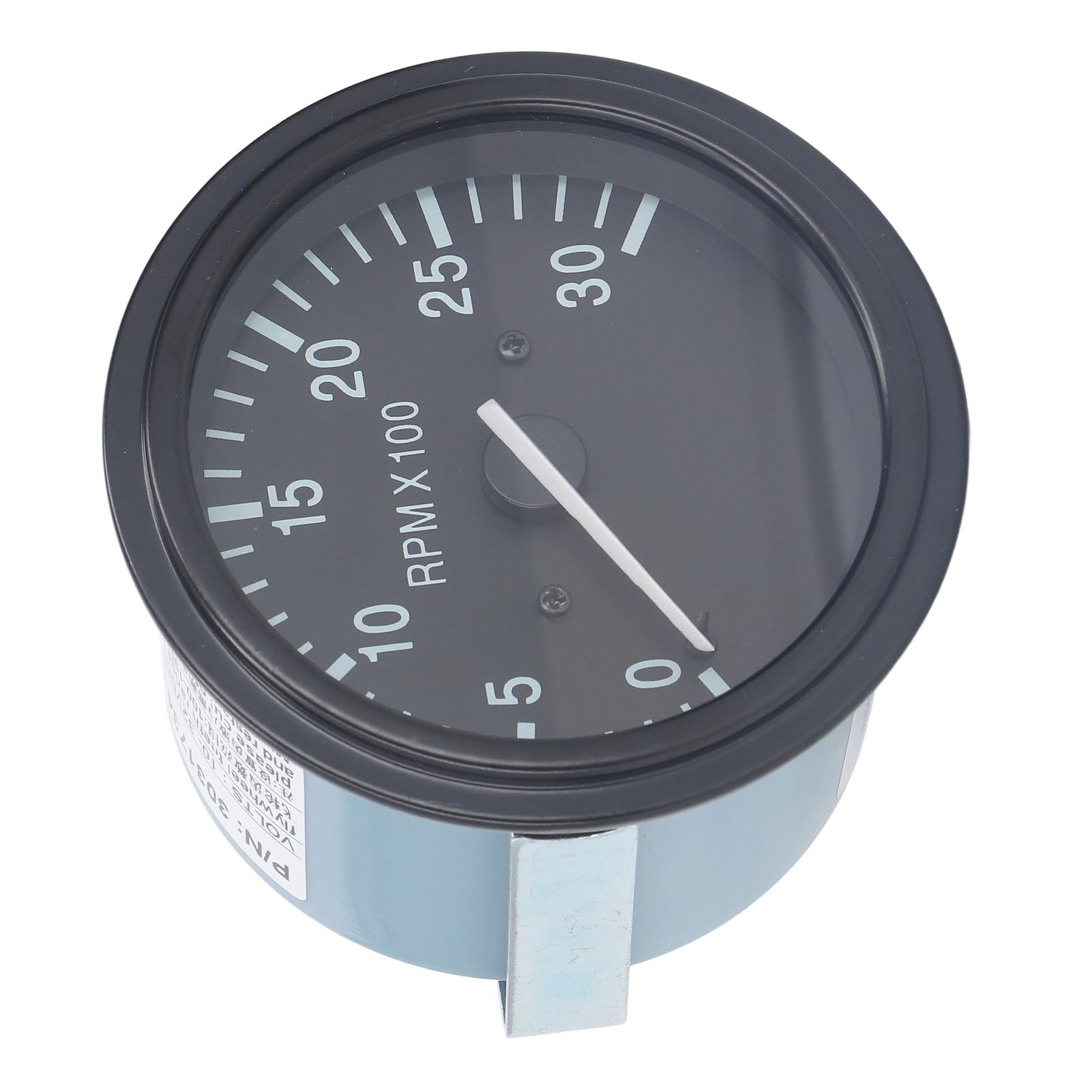 FTVOGUE Indicador de Presión de Aceite del Tacómetro del Motor 10 a 32 VCC 0 a 3000 RPM 100 a 199 T para Monitoreo del Motor del Generador y Reemplazo de Equipos