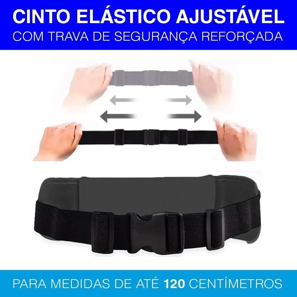 Pochete Corrida Impermeável Fitness Esportiva Academia Bike Bolsa De Cintura Para Celular Doleira AntiFurto 0038 (Preto) Pochete Corrida Impermeável Fitness Esportiva Academia Bike Bolsa De Cintura Para Celular Doleira AntiFurto 0038 (Preto)