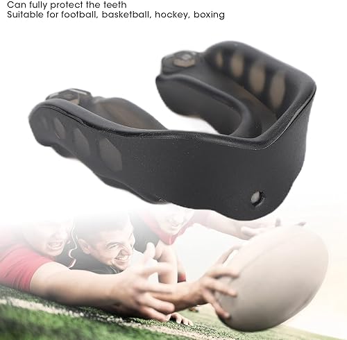 Miniatura 3 de Brrnoo Boquilla de boxeo Slim Fit, modelo de goma para adultos y niños, color negro