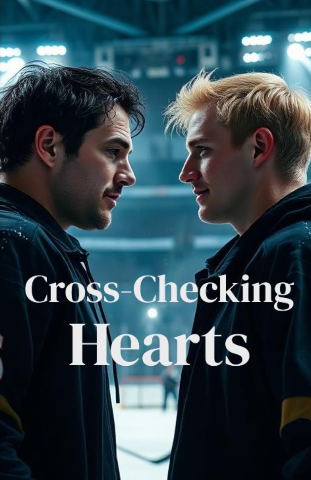 Cross Checking Hearts (MM Romance): A Steamy MM Hockey Romance About a Closeted NHL Captain, a Fearless Rookie, and the Forbidden Love That Could Change the Game (Between the Lines)