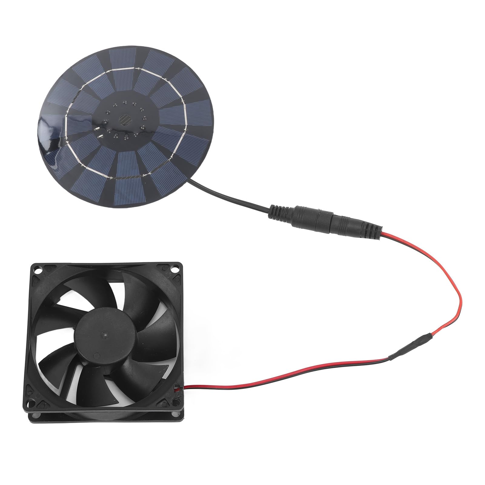 Ventilador solar de 10W Topiky extractor con panel monocristalino 8