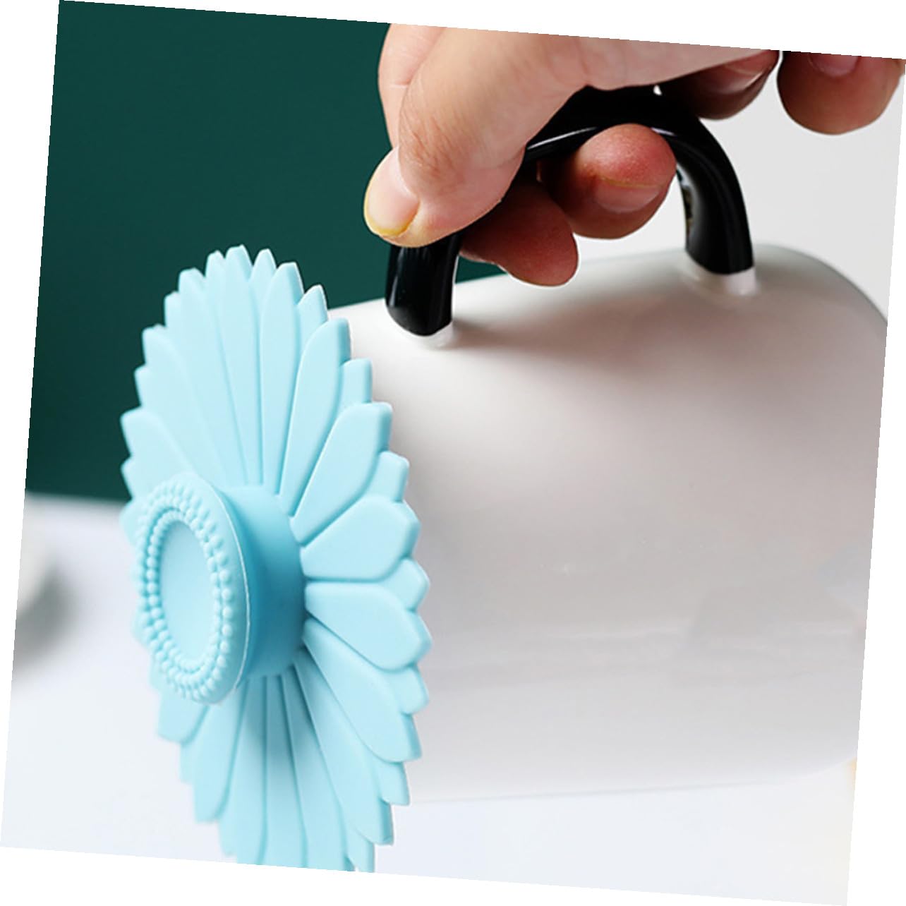 INOOMP 12 pezzi Copri Tazze in Silicone Forma di Girasole Resistenti al Calore Coperchi per Bicchieri Tazze e Boccali Riutilizzabili e Facili da Pulire Accessori Mug Silicone