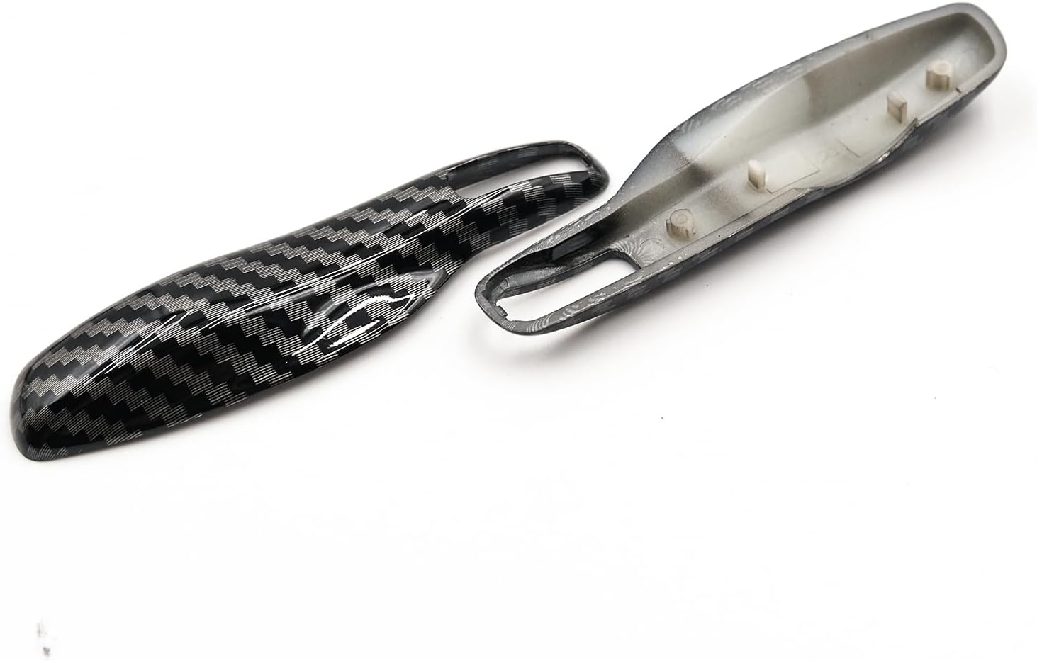 Carbon Fiber Remote Smart Key Fob Shell Case Cover Compatible with Pors Che Cayenne Macan 911