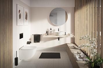 VitrA Geo 7421B003-0016 Round Bowl Sink, 38 cm, White