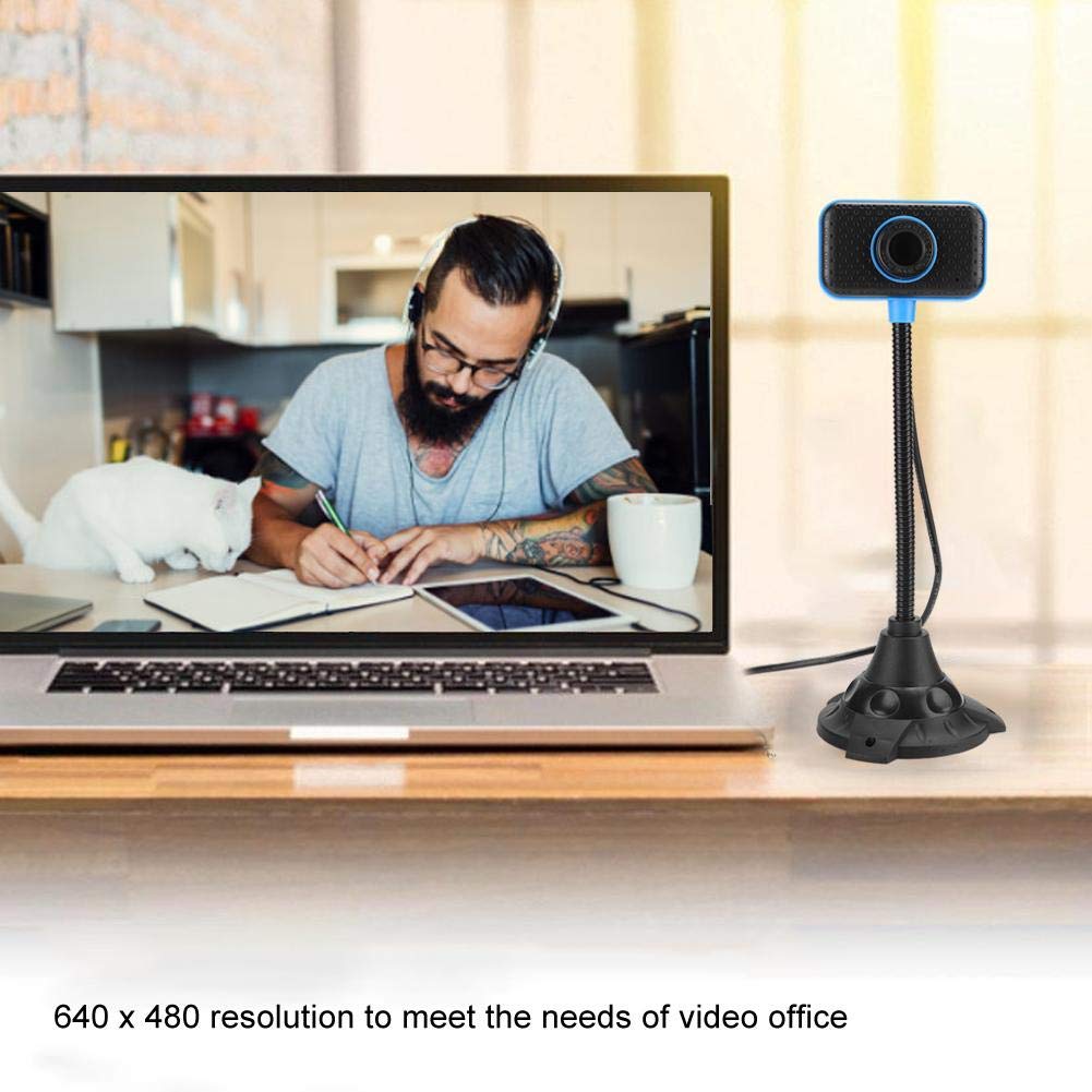 Webcam HD, Flexible Long Pole Camera, 640 x 480 Conference Cam, USB Streaming Computer Camera,Web Camera for Office Meeting - Image 2