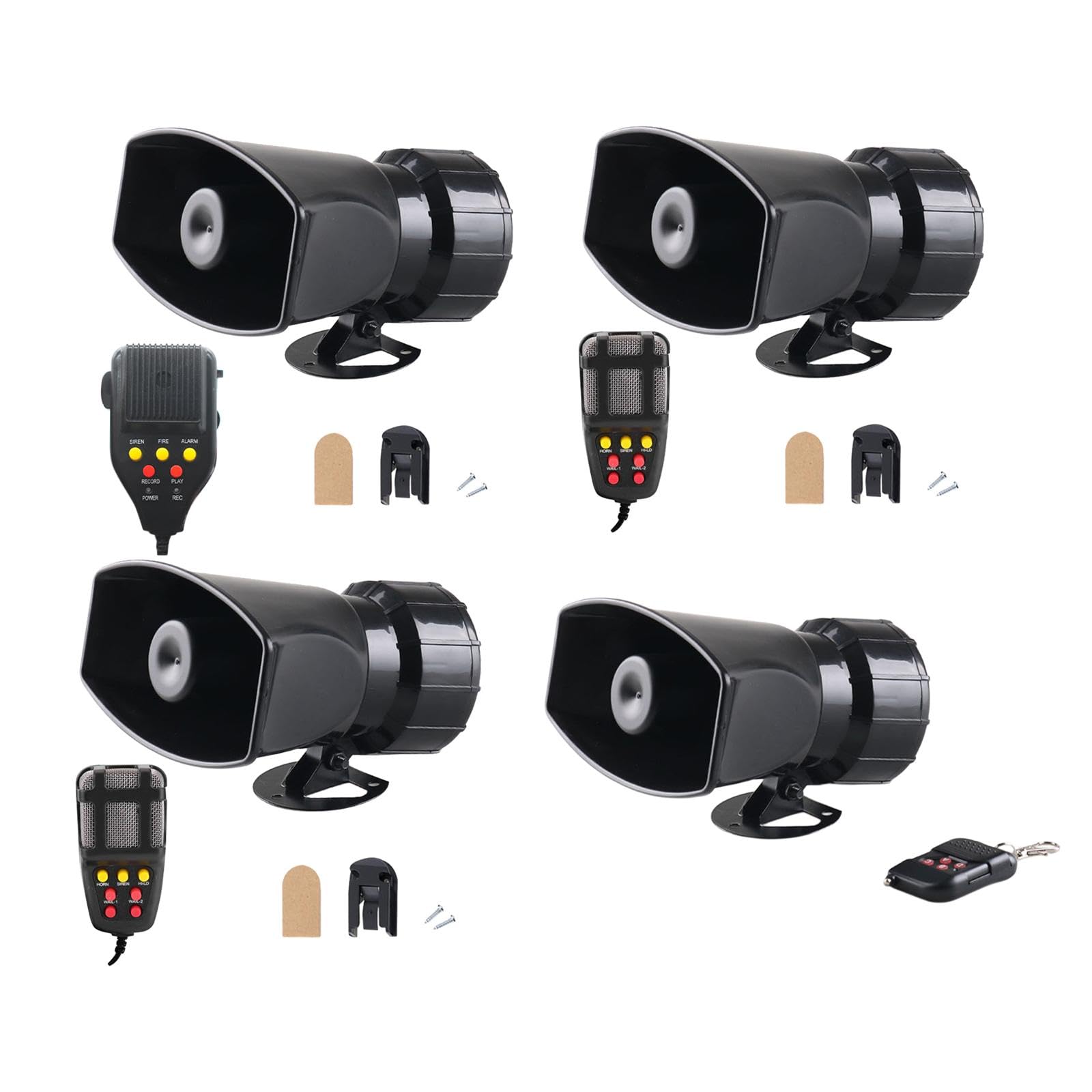 TRENDIVIBE Generic Car Alarm Speaker 7 Tone Sound Loud for Boat Motorcycle Vehicle 12v-image-7