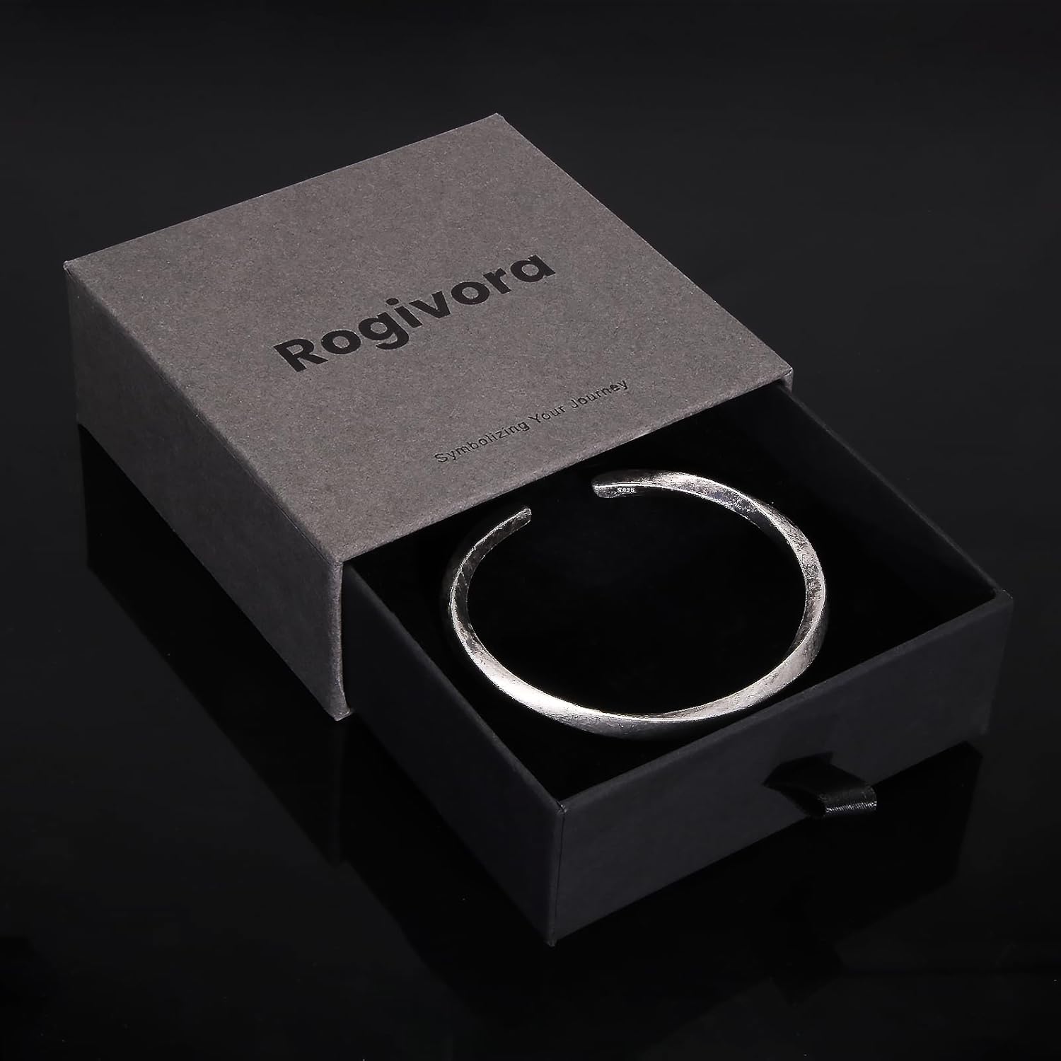 925 Sterling Silver Twisted Cuff Bracelet, Adjustable Open Cuff Bangle, Mobius-Style, Minimalist, Unisex Jewelry