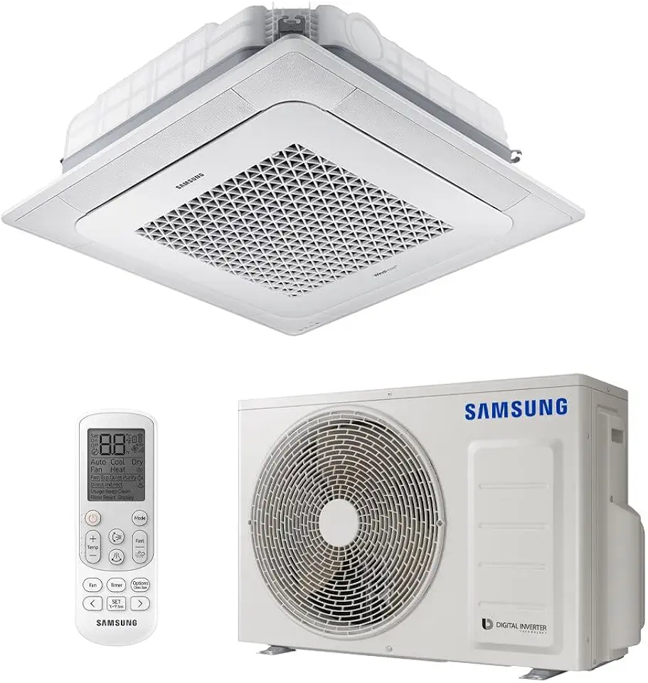 Ar-condicionado Split Inverter Cassete 24000 Btus Samsung Windfree Quente e Frio Ac024dn4dkg/ac024dn4dkg/pc4nufmanw 220v