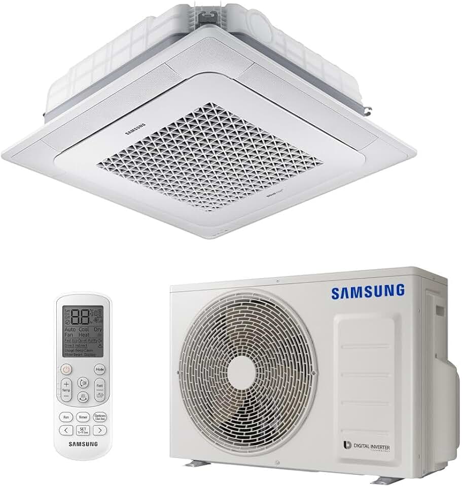 Ar-condicionado Split Inverter Cassete 24000 Btus Samsung Windfree Quente e Frio Ac024dn4dkg/ac024dn4dkg/pc4nufmanw 220v