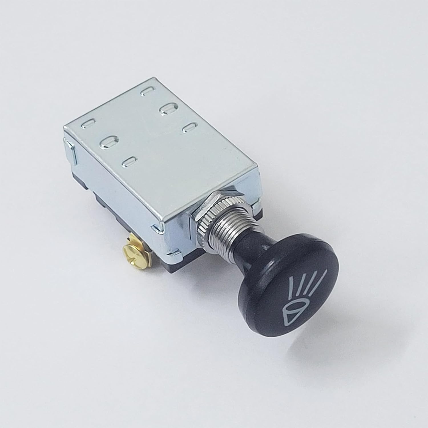 2X 30A 12V DC 3 Positions Push Pull Switch Car Light Switch Off/On/On for Dash Lights Parking Lights Head Lights Latching Vehicle Tractors Agricultural Construction Machinery Set