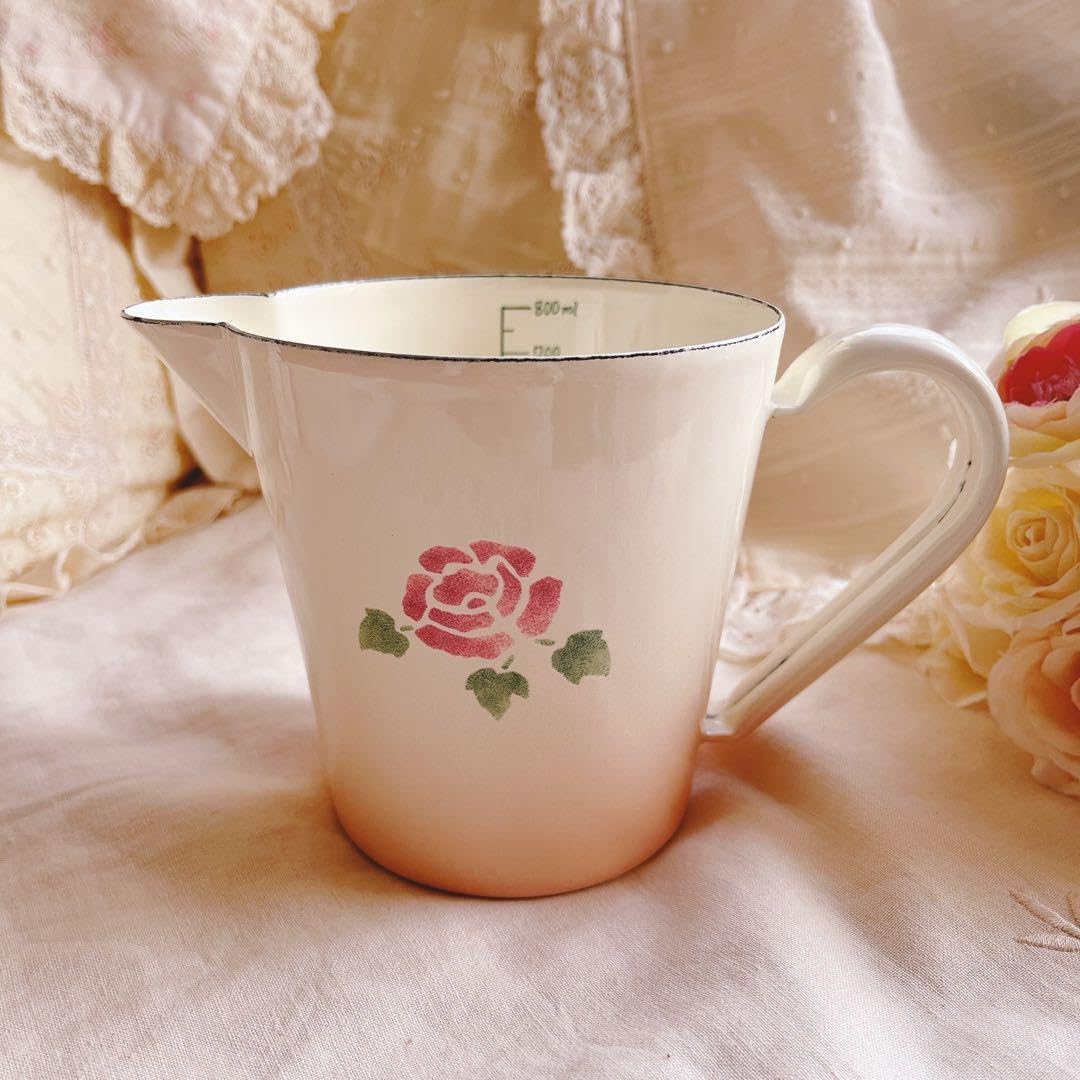 マニーローズ ホーローピッチャー イマンダイアナローズ バスケット