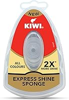KIWI Express Shine Instant Sponge Shoe Polish - 5ml Wax for Leather Shoes, Quick No-Mess Shine