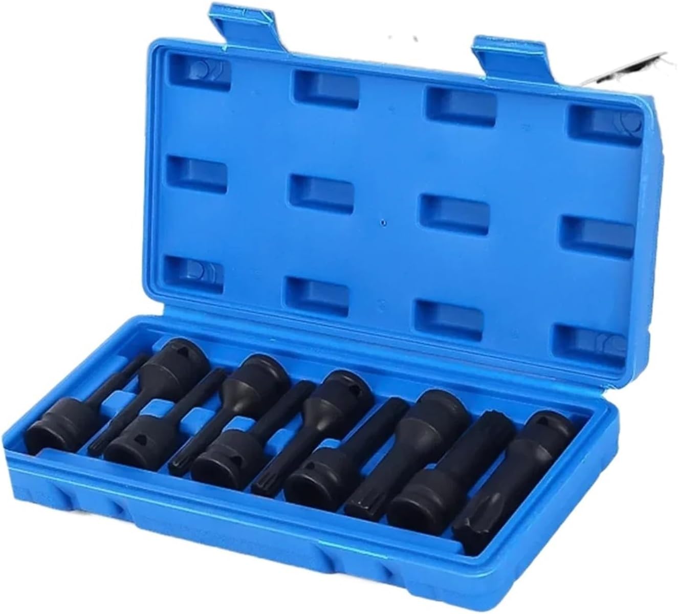 Nuts Driver Set 1/2 Cr-V Steel Pneumatic Wrench Hexagonal Drive(8)