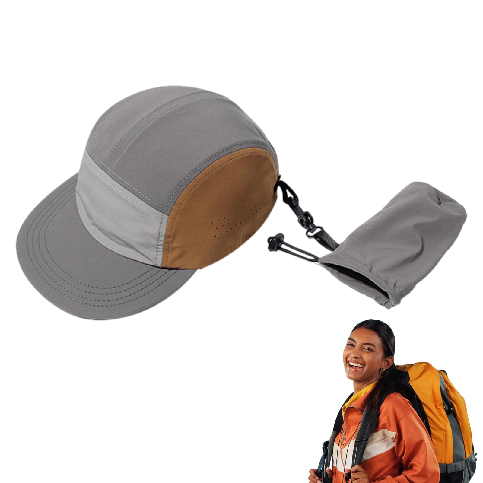 Schnell trocknender Hut - Leicht und Geeignet Für Outdoor-Aktivitäten - Sonnenschutz - Baseballmütze für Männer Und Frauen Outdoor-Sport Wandern Camping,