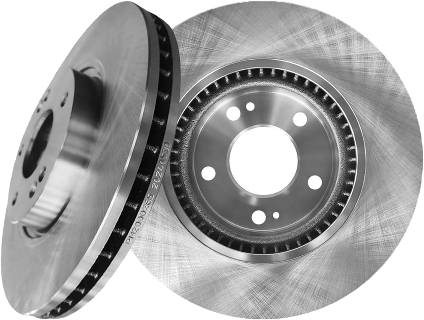 PM Auto Front 300mm Disc Brake Rotors Replacement For 2011-2014 Hyundai Sonata, Automotive Replacement Brake Rotors