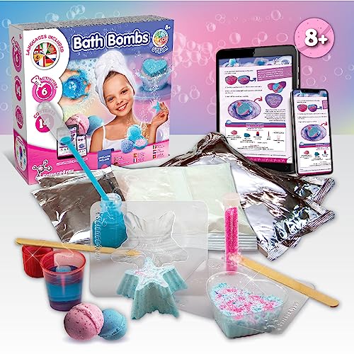 Science4you Kit para Hacer Bombas de Baño Relajantes - Kit de Bombas de Baño para Experimentos de Belleza, Cosmética y Ciencia, Juguetes y Juegos de Experimentos Niños y Niñas de 6 7 8 9 10+ Años - imagen 3