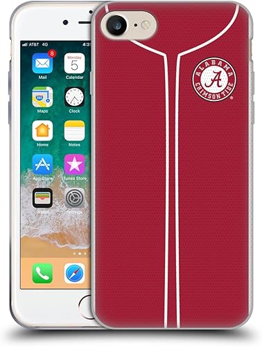 Miniatura 303 de Head Case Designs Funda de gel con logotipo oficial de la Universidad de Alabama UA [protección de grado militar] compatible con Apple iPhone 11