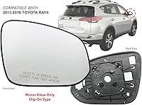 Vista 36 de APA Replacement for Rear View Mirror Glass Power Non-Heated 2013-2018 RAV 4 RAV4 2016-2021 TACOMA 2013-2017 4RUNNER Driver Left Side 879610R080
