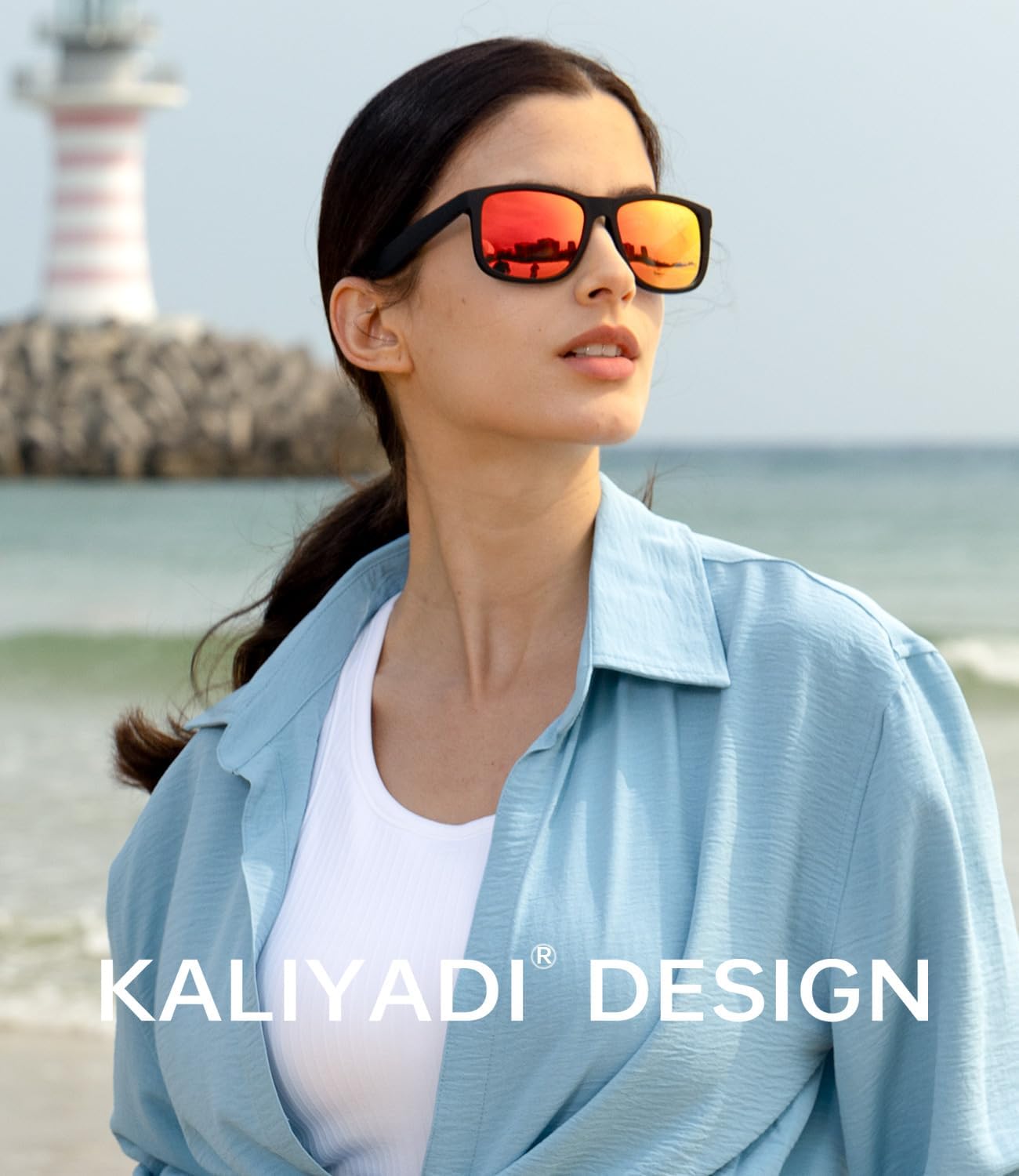 KALIYADI Sunglasses Men Polarized Sun glasses for Mens Womens Classic Matte Black Frame UV Protection 3pack - Image 2