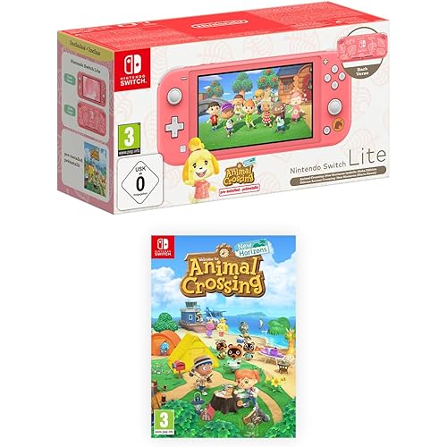 Nintendo Switch Lite Animal Crossing: New Horizons Isabelle Aloha Edition Portable Game Console 14 cm (5.5") 32 GB