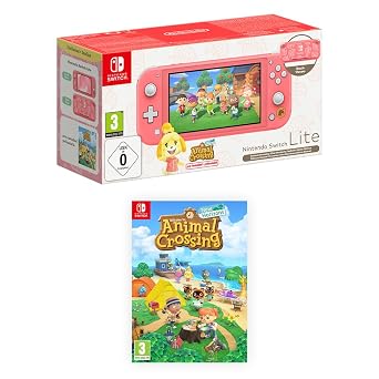 NINTENDO Switch Lite Animal Crossing New Horizons Isabelle Aloha Edition Portable Game Console 14 cm 5.5" 32 GB