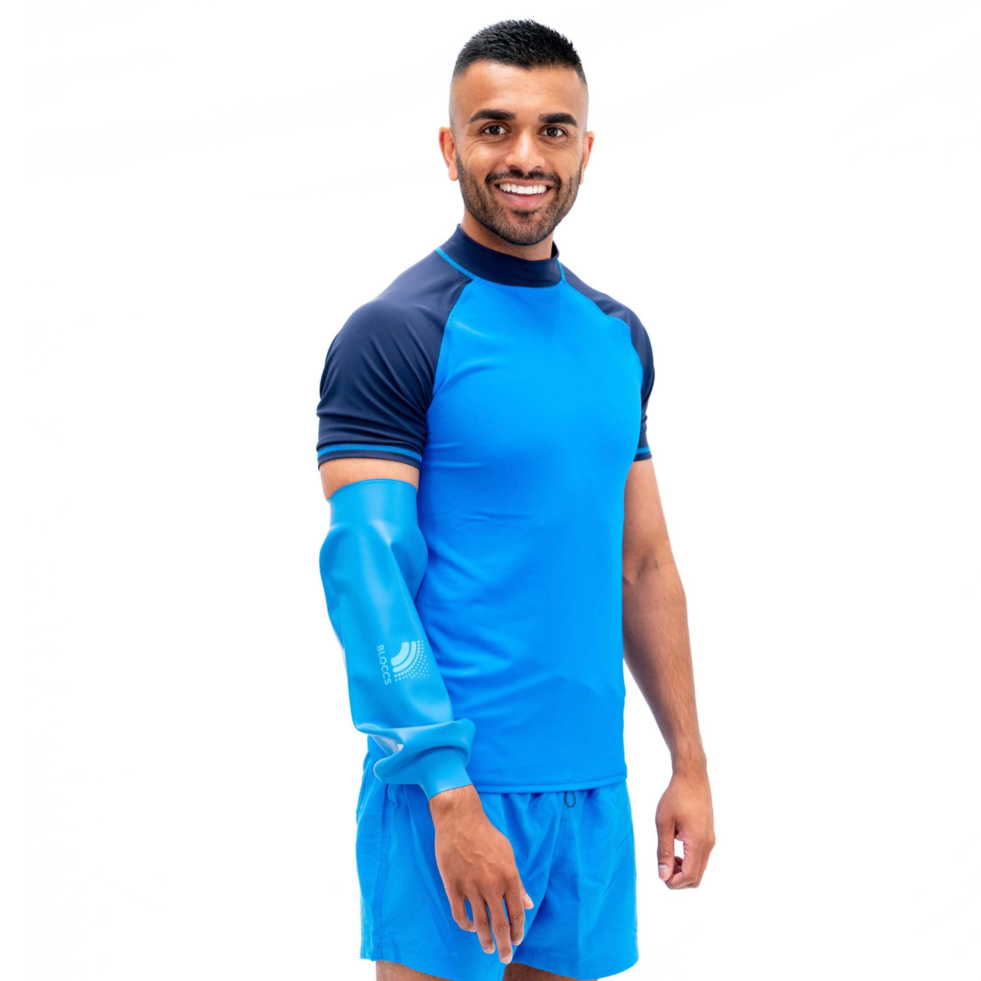 Amazon.com: BLOCCS 100% Waterproof PICC Line Cover- Swim, Shower & Bathe.  Watertight Protection for Cast, Dressings & Bandages - #AEP86-L - Adult  Elbow Protector - (Large) : Health & Household