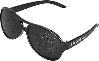 Glasses,Unisex Vision Care Pinhole Glasses PC Anti Myopia Spectacles Vision Improver Glasses