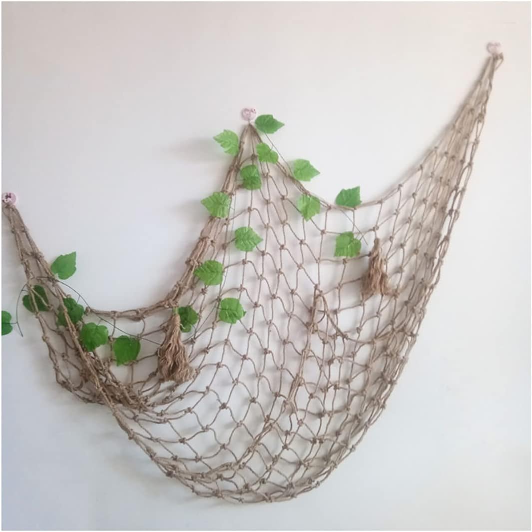 Child Safety Net Mesh, Baby Balcony And Stairway Safety Net, Sturdy Stairway Railing Fence Mesh Protection Net For Kids Fence NetsHammocksGarden Decoration Ne(Size:1x1m(3.3x3.3ft),Color:Hemp rope net)