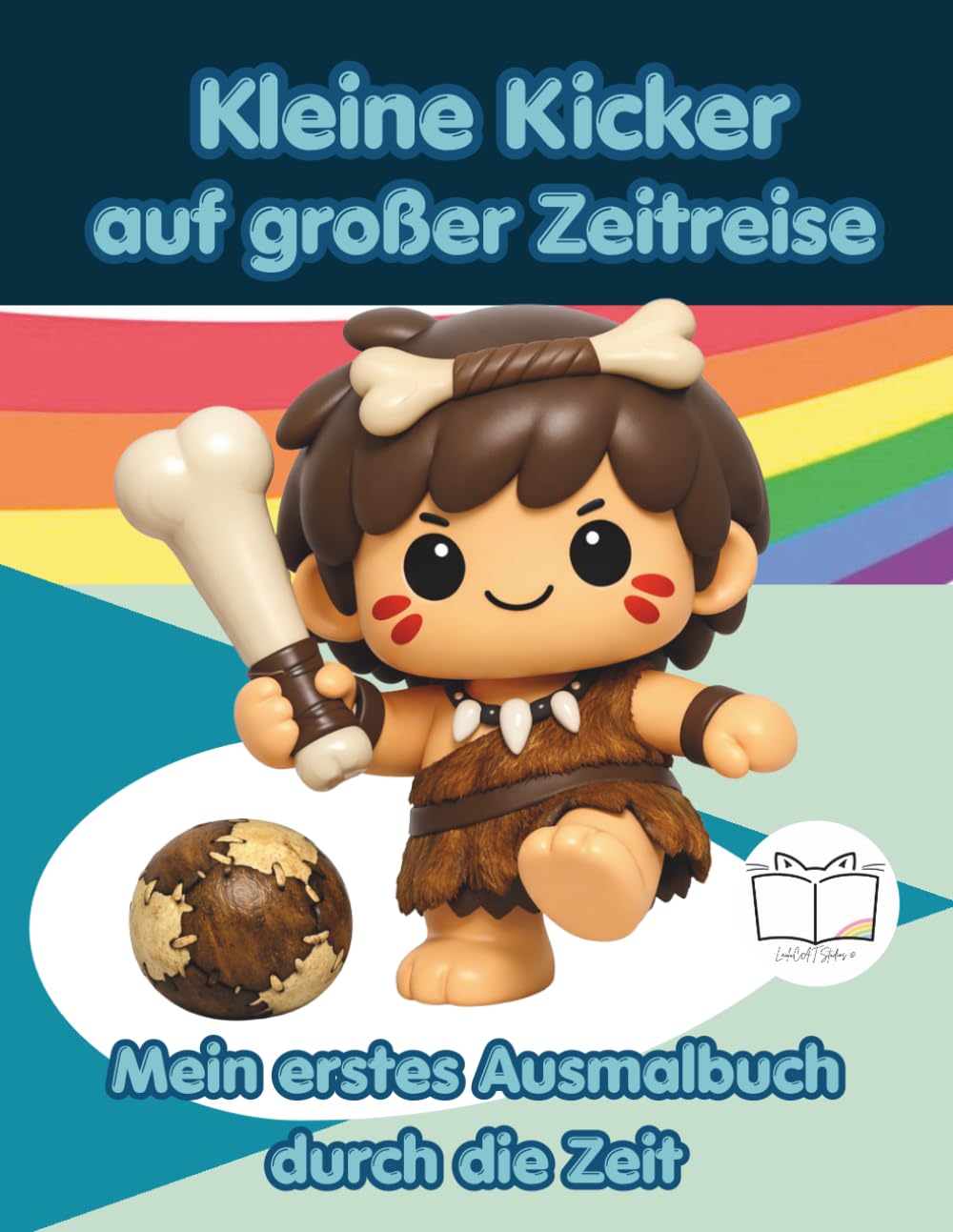 Kleine Kicker auf großer Zeitreise – Mein erstes Ausmalbuch durch die Zeit (Ideal für kleine Künstler ab 3 Jahren)
