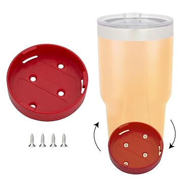 Holds Both The 20oz & 30oz Tumblers Mount for Packout Tumbler Compatible with Milwaukee Tumblers ?Red?