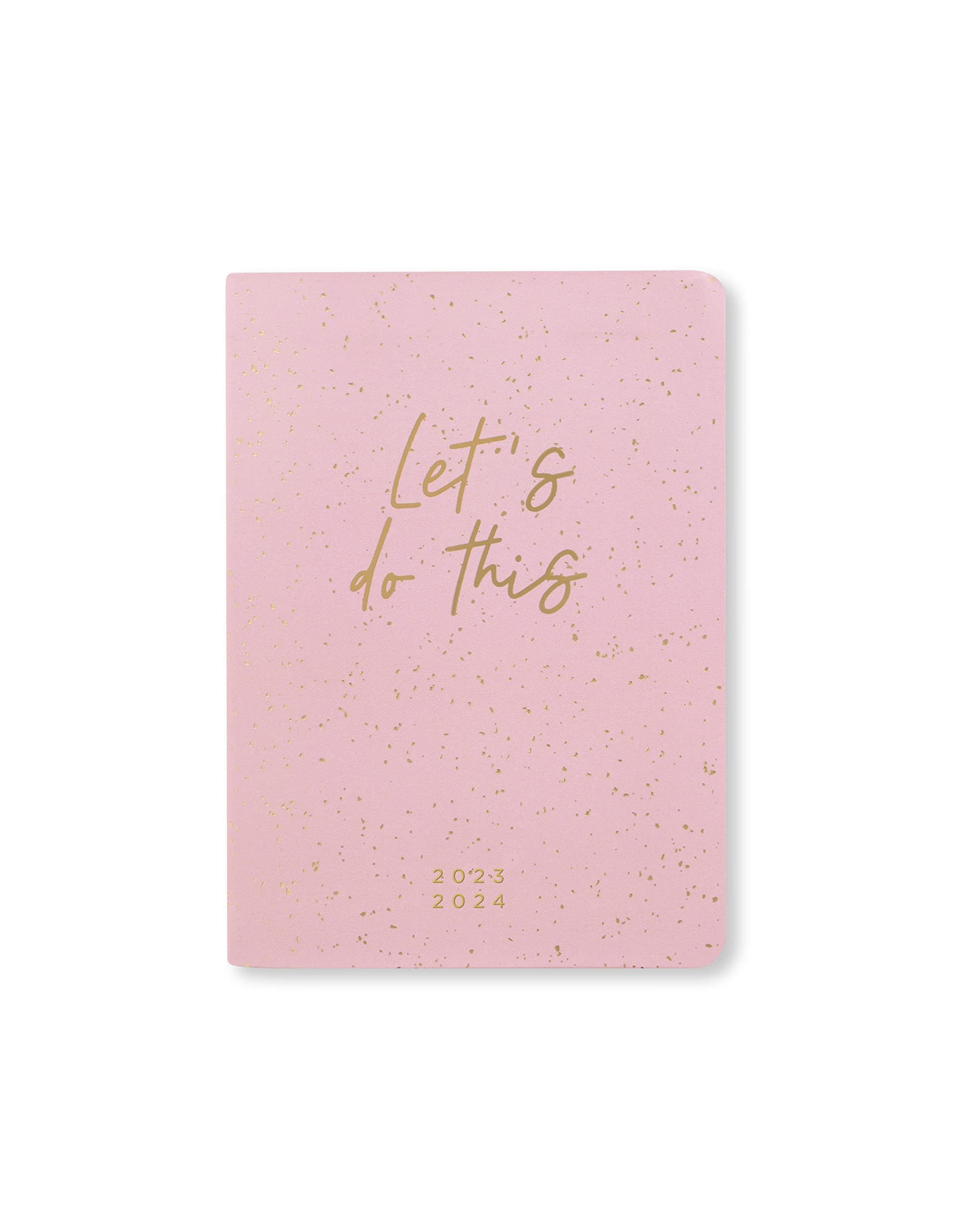 Letts Inspire A6 academic 2023/2024 week to view diary - pink