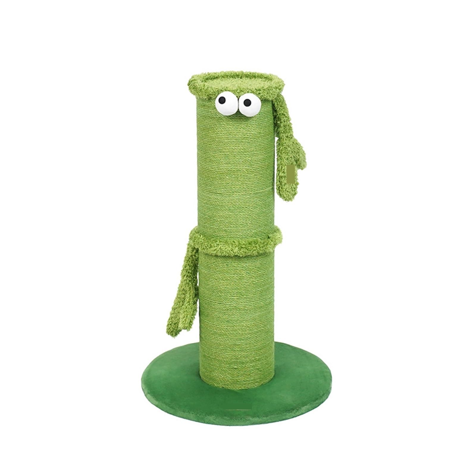Griffoir chat en bambou 63cm | Arbre à escalade avec griffe meulage sisal anti-stress