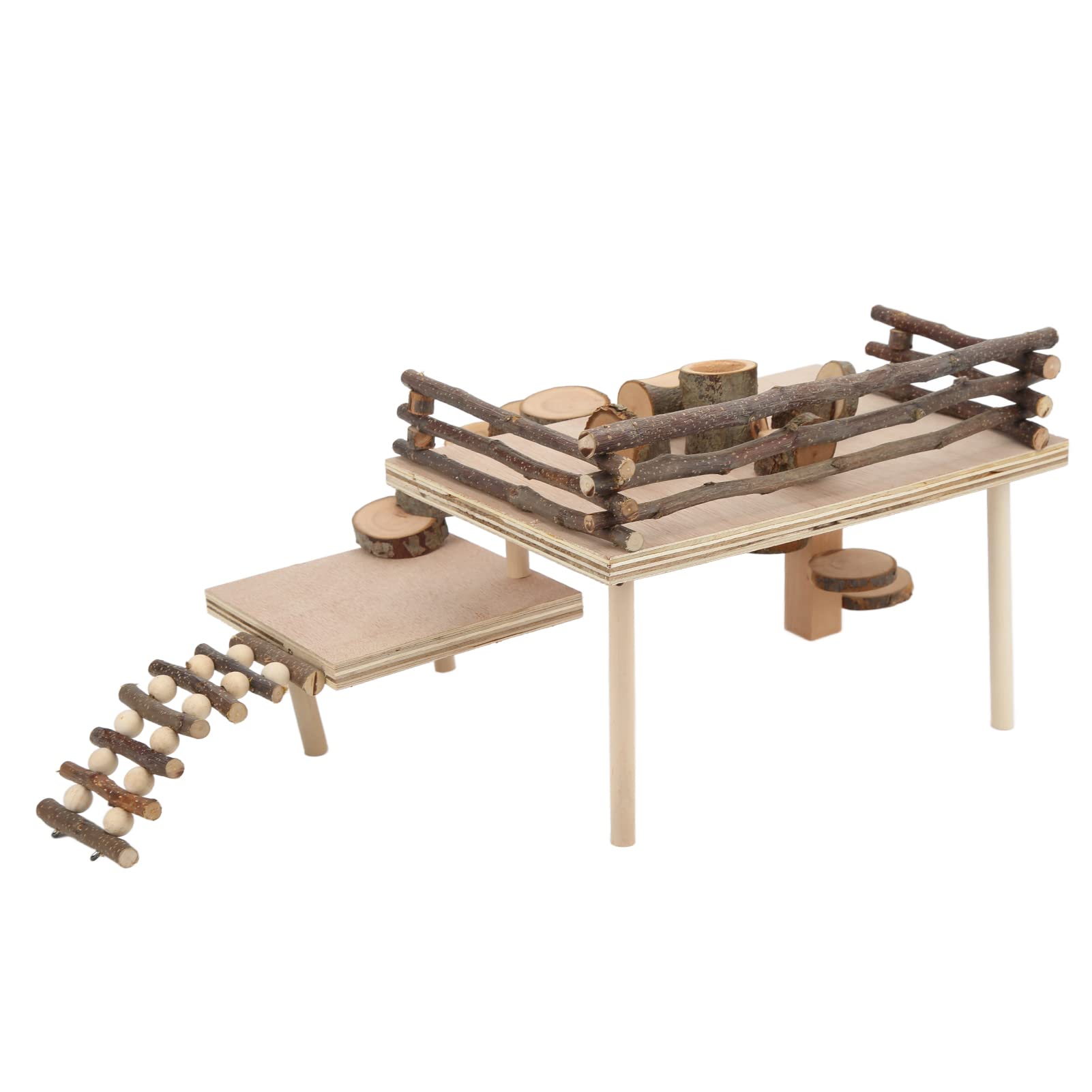 Set da gioco per criceti in legno naturale di arrampicata per criceti per piccoli animali domestici