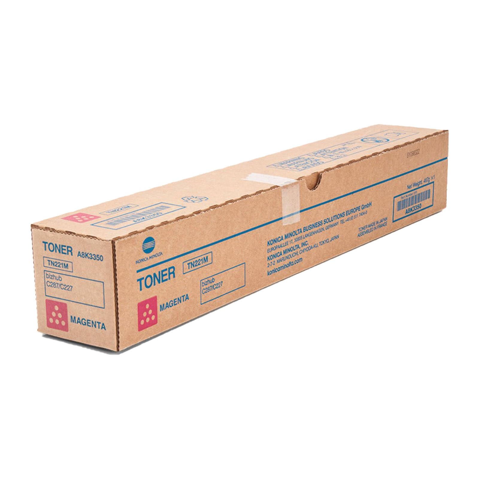 Konica Minolta A8K3350 cartucho de tóner Original Magenta 1 pieza(s) - Tóner para impresoras láser (21000 páginas, Magenta, 1 pieza(s))