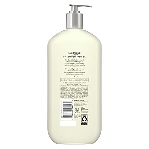Suave Body Lotion For Women - Smoothing Rose Extract And Argan Oil, Moisturizer For Dry Skin, Fresh And Floral Fragrance, Paraben-Free Dry Skin Lotion, 32 Oz Ea (Pack Of 2) #TOP1