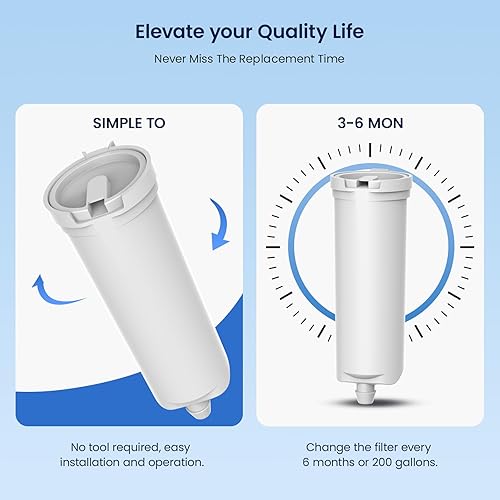 Miniatura 10 de GLACIER FRESH Repuesto para filtro de agua P4INKFILTR, compatible con todos los filtros de agua GE- Opal Nugget Ice Maker, 1 paquete