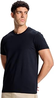 Boldfit Men Tshirt - Cotton Regular Fit Crew Neck, Soft & Breathable, Durable Shape-Retention, Half Sleeve Plain Tee for C... Price In India