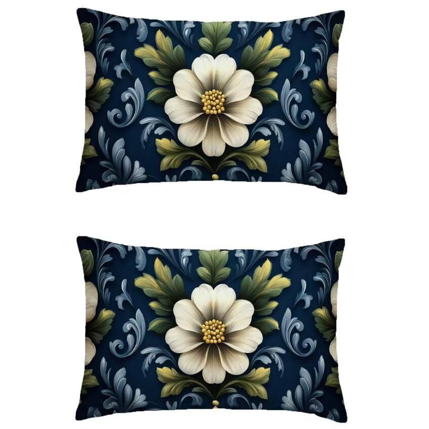 Housse de coussin bohème 80x100 cm imperméable pour salon de jardin et déco d'automne élégante