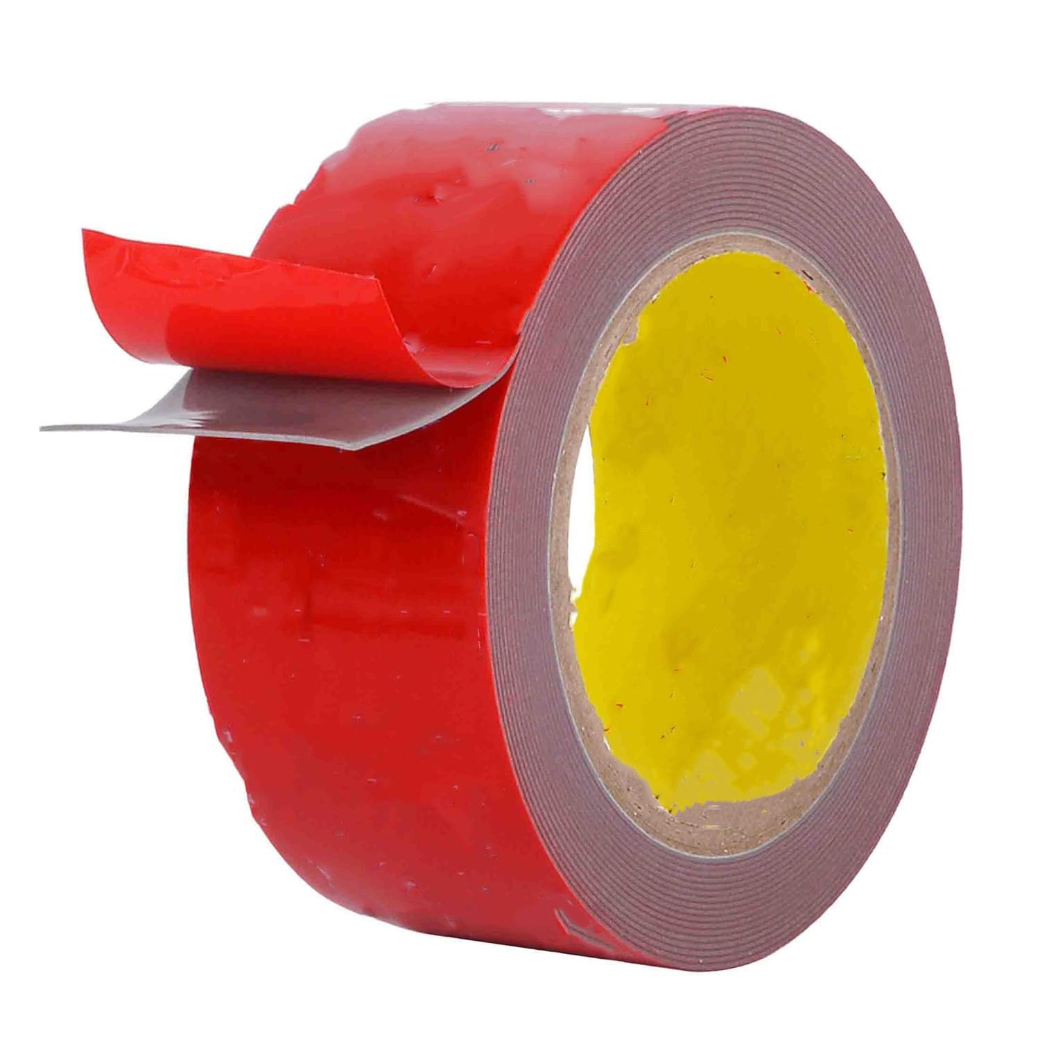 P7yaumy Double Sided Tape Heavy Duty 16.5ft, Removable Mounting Tape Roller, Picture Hanging Strips for Wall, Damage Free Adhesive Strips for Poster, Crapet & Rug Stopper