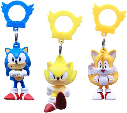 Vista 6 de Just Toys LLC Ganchos para mochila Sonic The Hedgehog, Multi, Pequeño