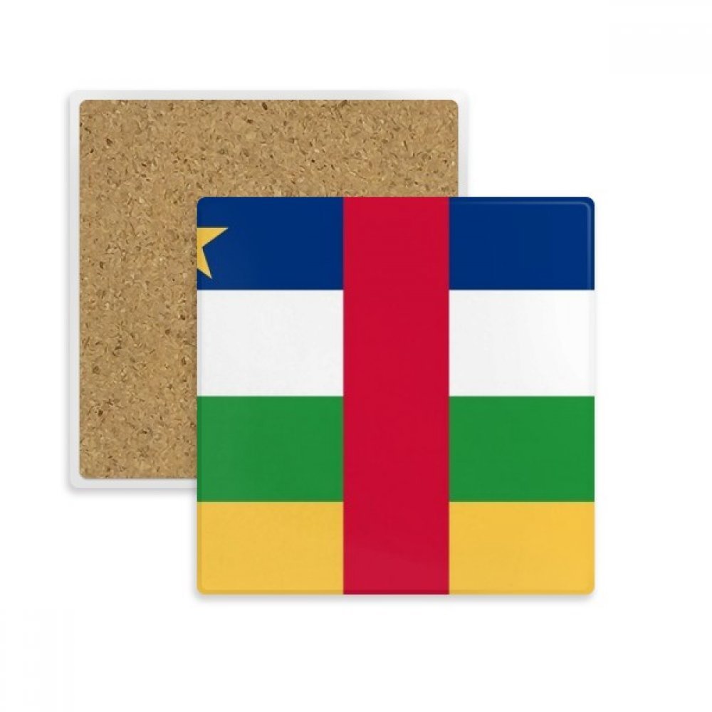 Dessous de tasse Centrafrique anti-rayure et anti-tache en pierre poreuse