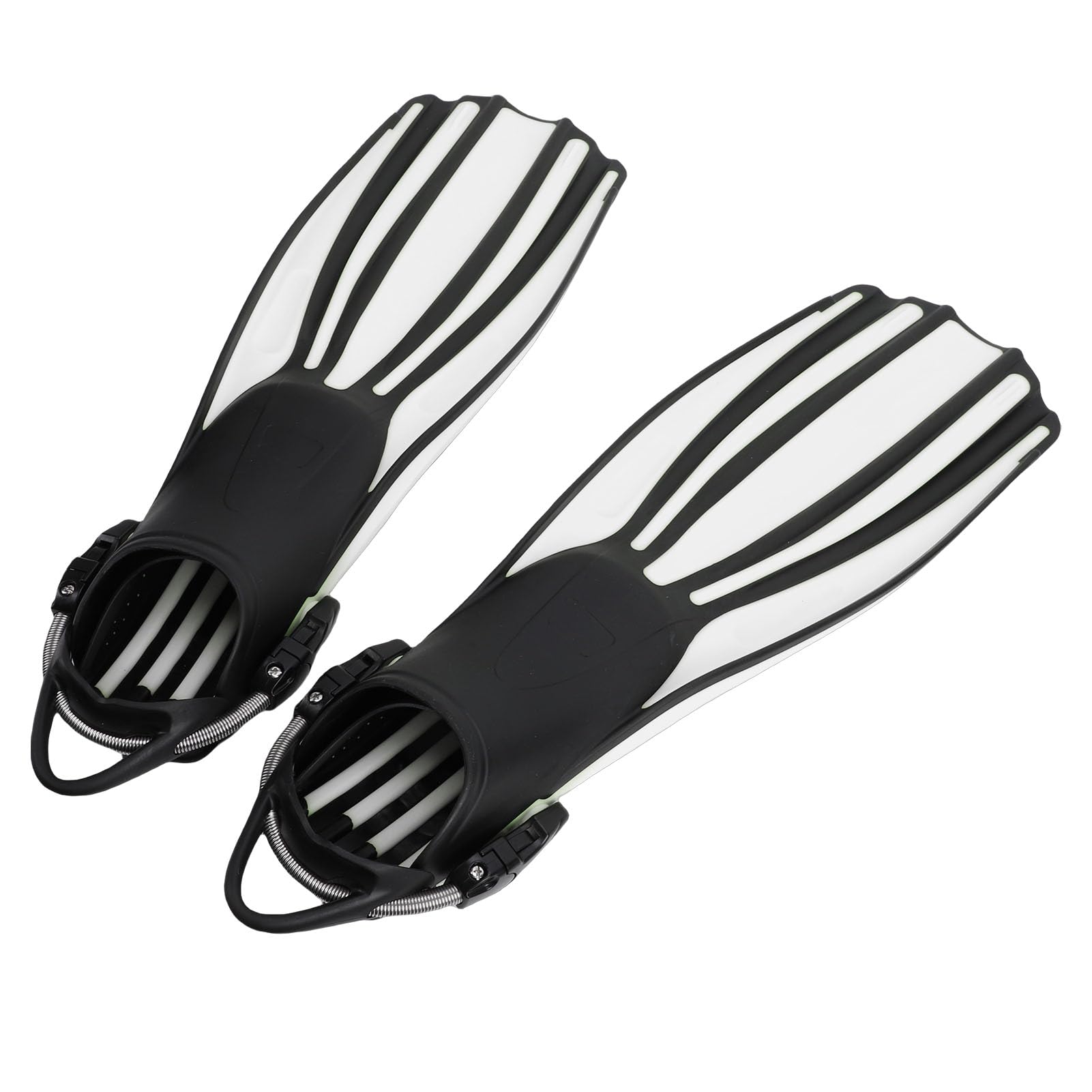 XUMIUZIY Aletas de Buceo Ajustables Diseño Eficiente para Hombres Mujeres Natación, Material TPR, 1 Par de Aletas de Buceo Largas Equipo de Snorkel para Deportes Acuáticos Versátiles